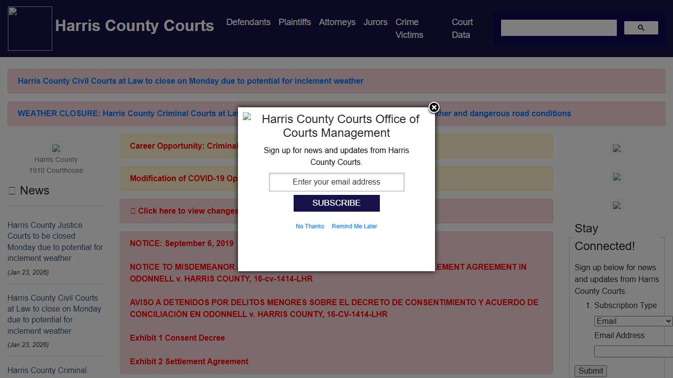 Harris County Courts